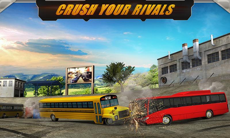 Demolition Derby: School Bus screenshot game