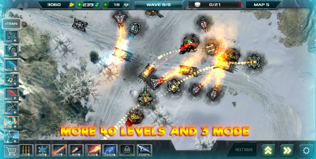 Tower Defense: Infinite War screenshot game