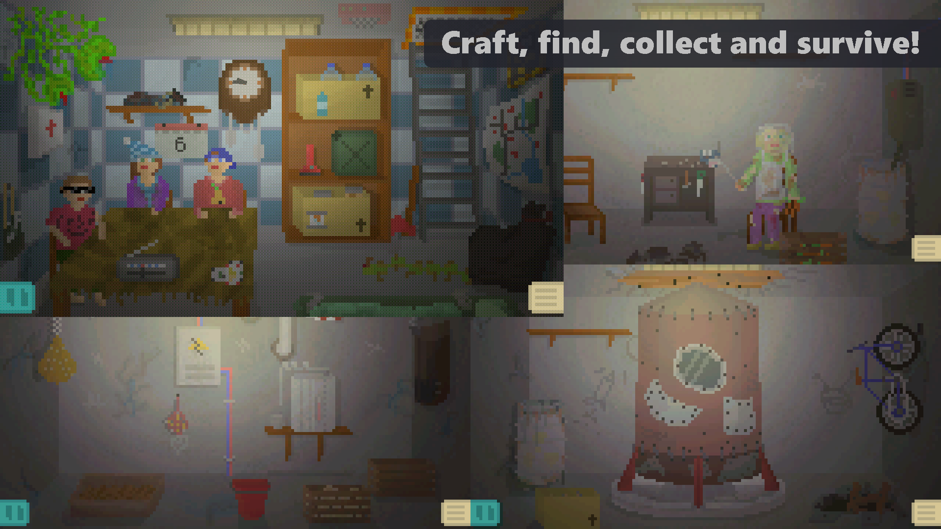 Alive In Shelter Game Screenshot