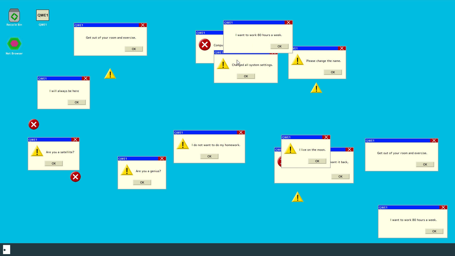 Screenshot 1 of 컴퓨터 바이러스 시뮬레이터 