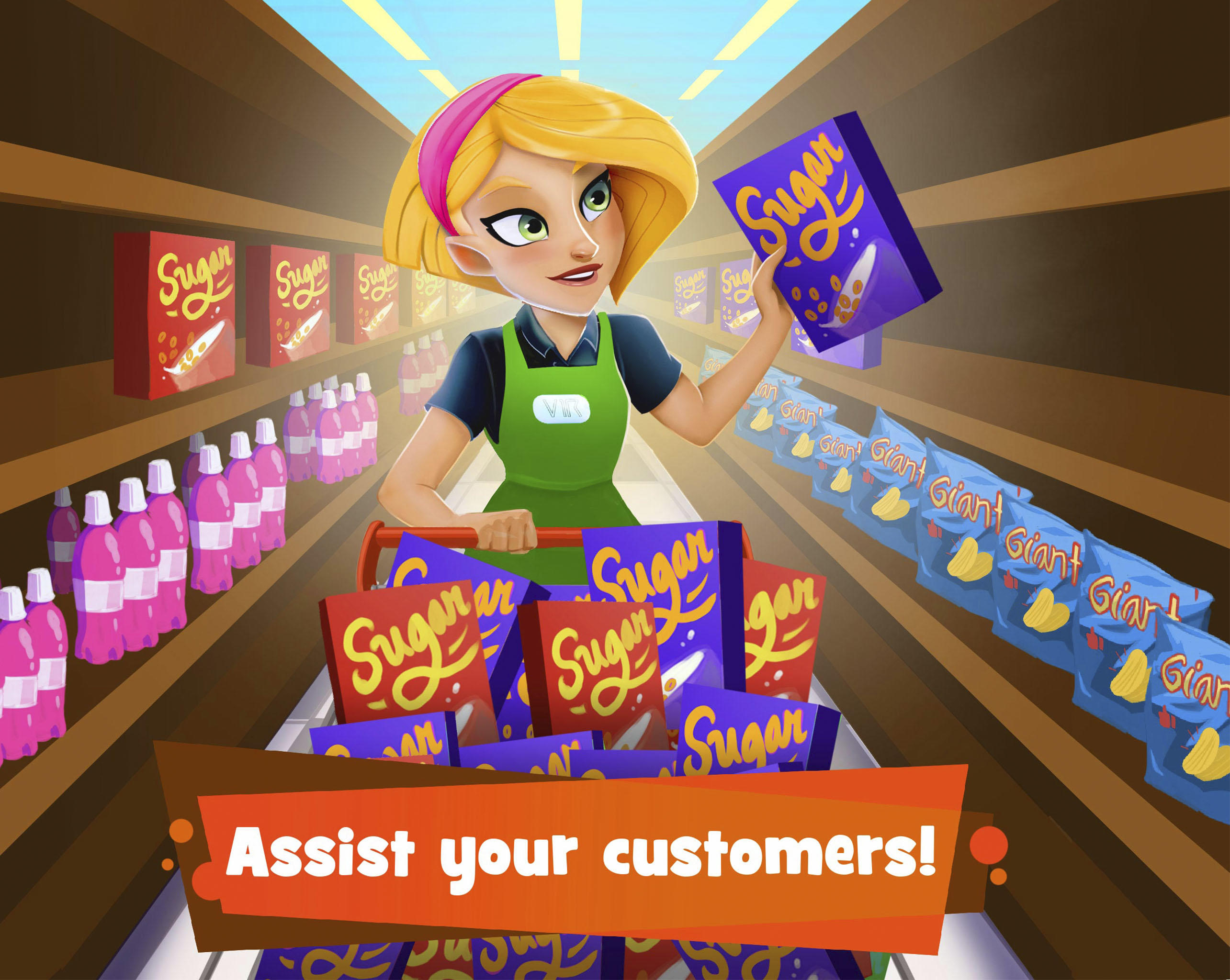 Supermarket Manager Simulator Game Screenshot