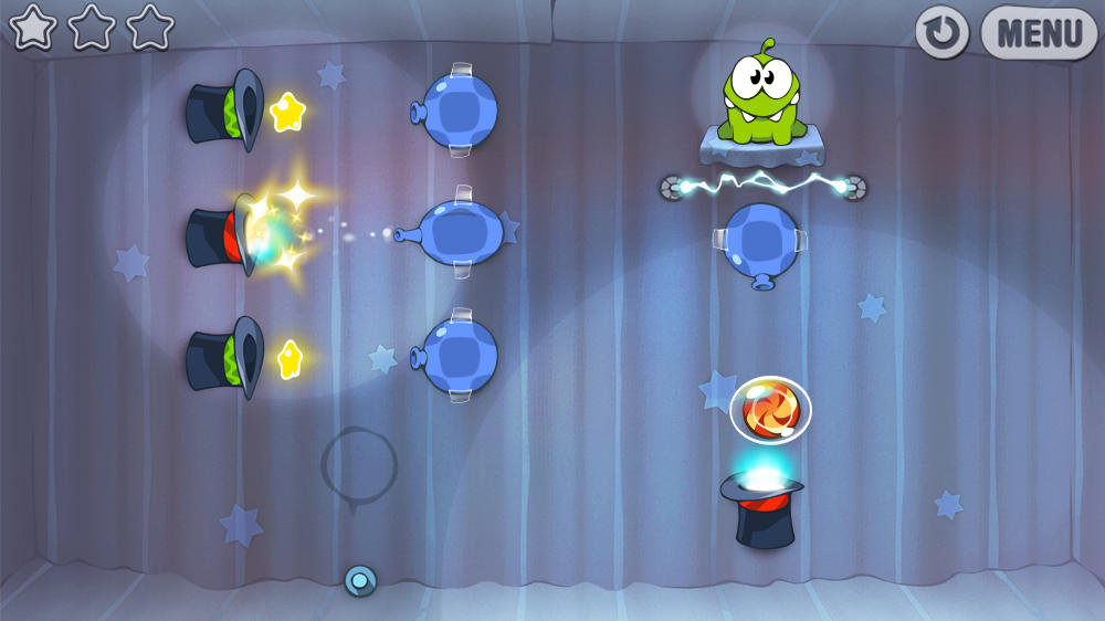 Cut the Rope ภาพหน้าจอเกม