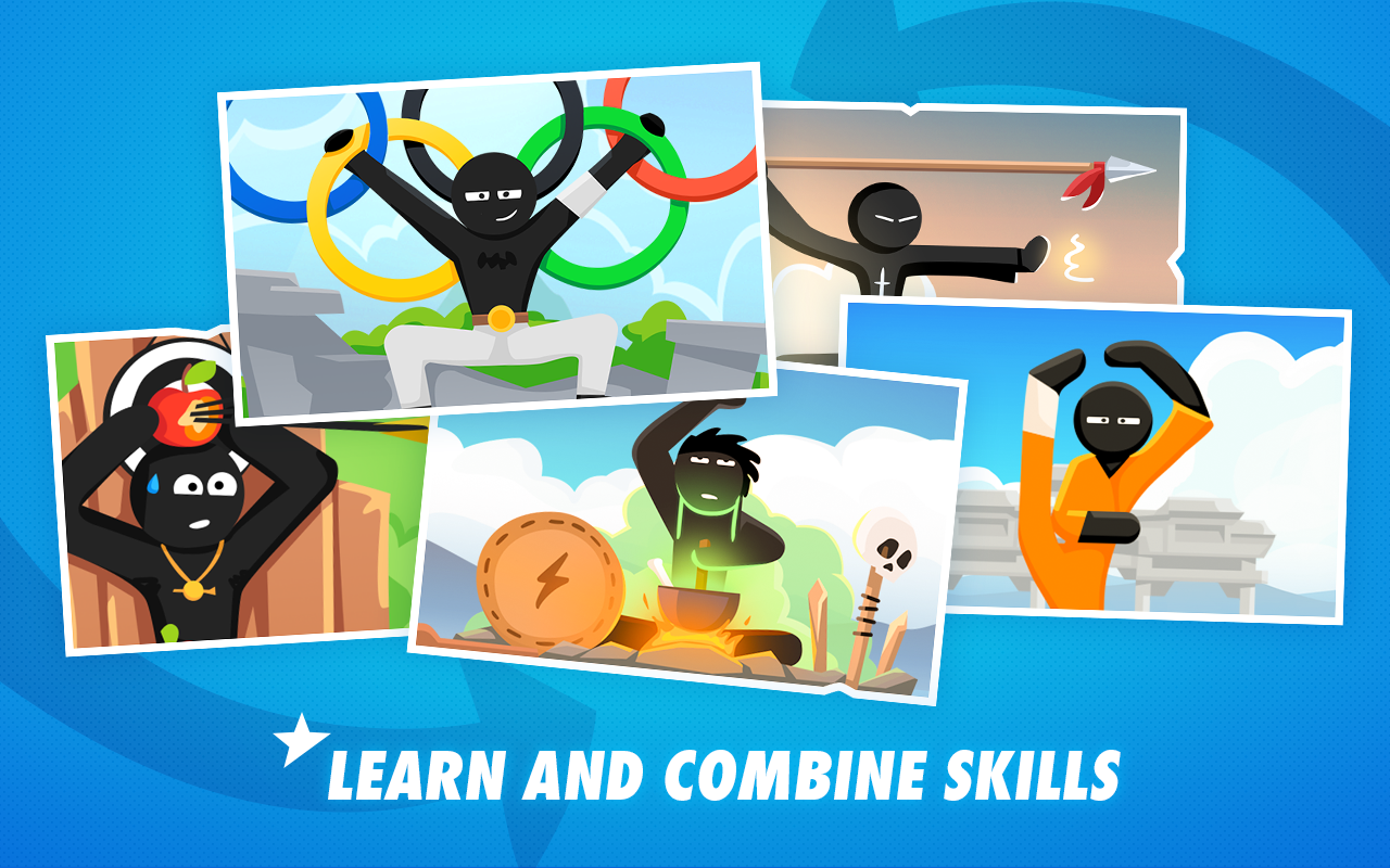 Cuplikan Layar Game Stickman Combats: Multiplayer Stick Battle Shooter