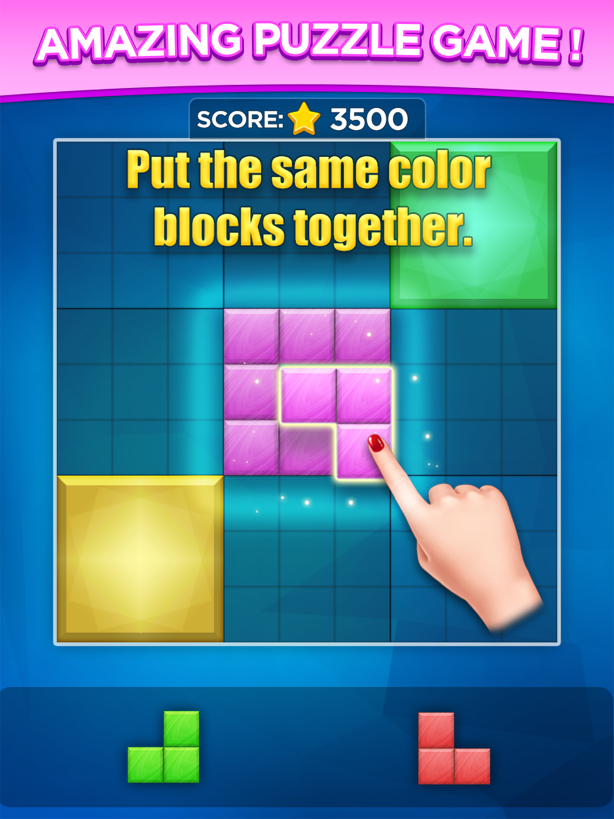 Скриншот игры Color Block Puzzle