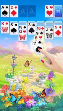 Solitaire Butterfly Game Screenshot