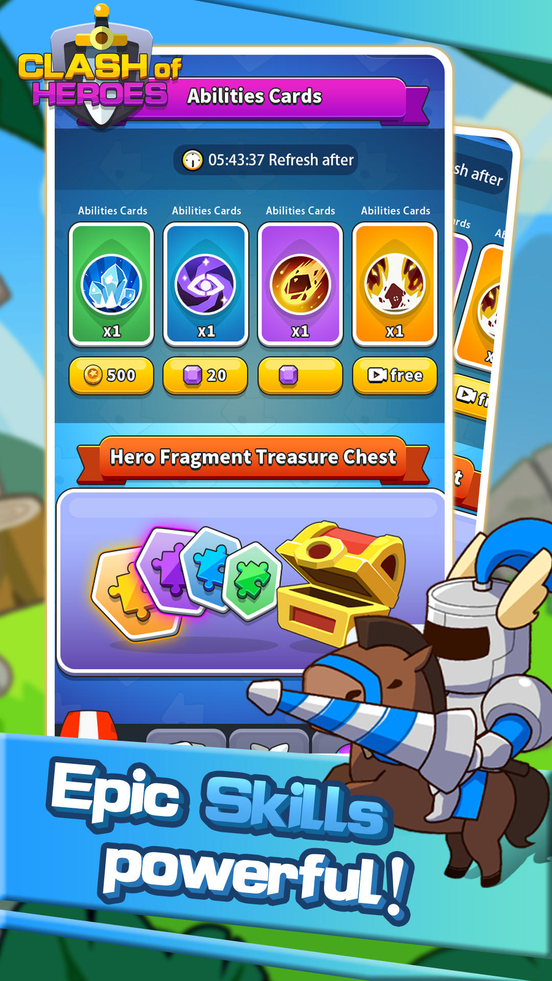 Clash of Heroes：Tower Legends Game Screenshot