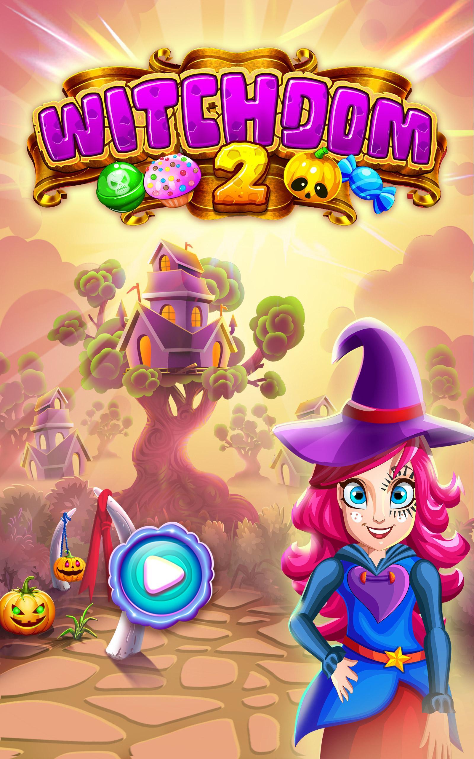 Witchdom 2 – Halloween game Match 3 Puzzle遊戲截圖
