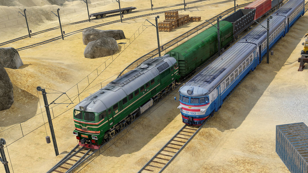 Screenshot of Train Sim 2020 Modern Train 3D