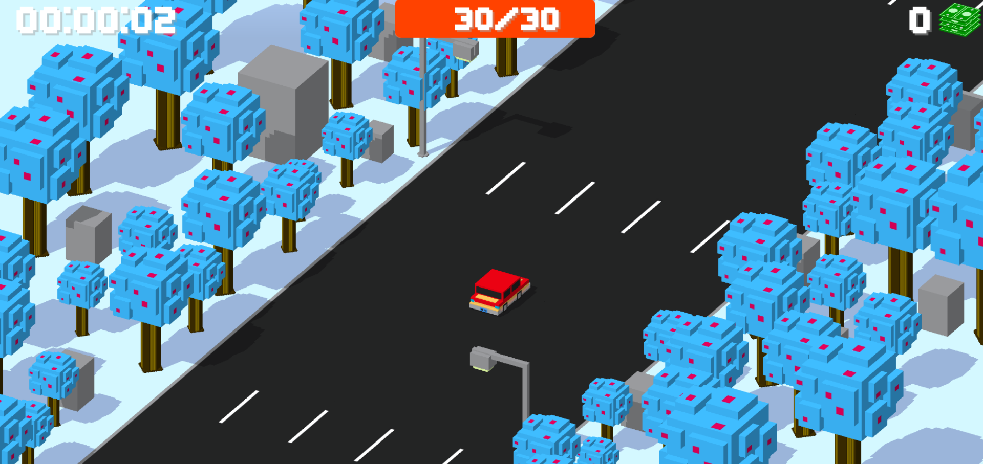 Blocky Racing Game Screenshot