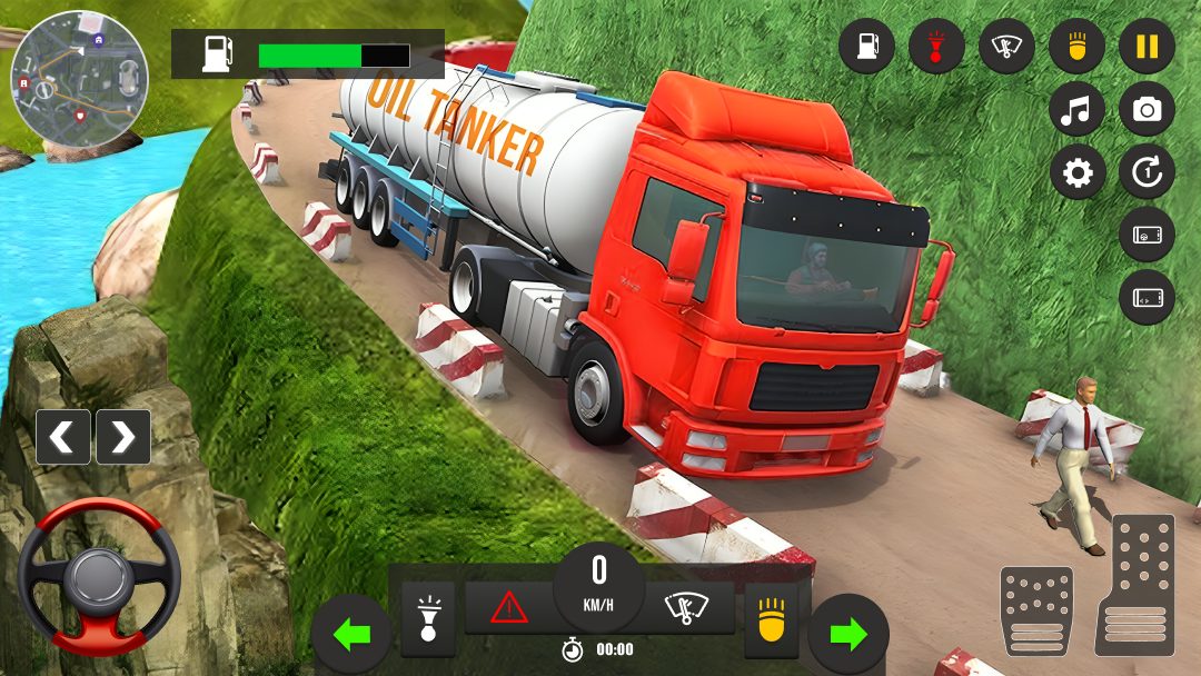 Скриншот игры Oil Tanker Truck Driver Game