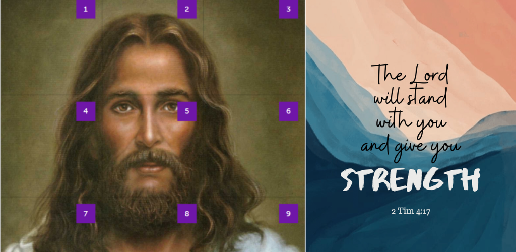 Screenshot dari video Bible Slide Pictures Puzzle