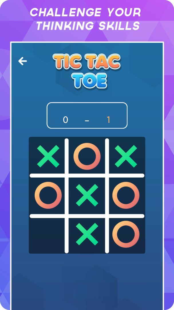 Tic Tac Toe Play - เกมปริศนาฟรี ภาพหน้าจอเกม