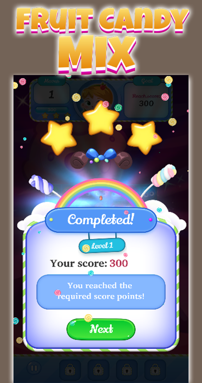 Fruit Candy Mix Game Screenshot