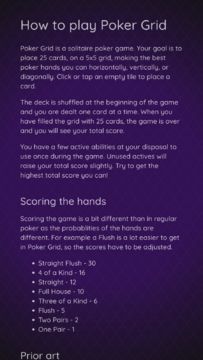 Ảnh chụp màn hình Poker Grid