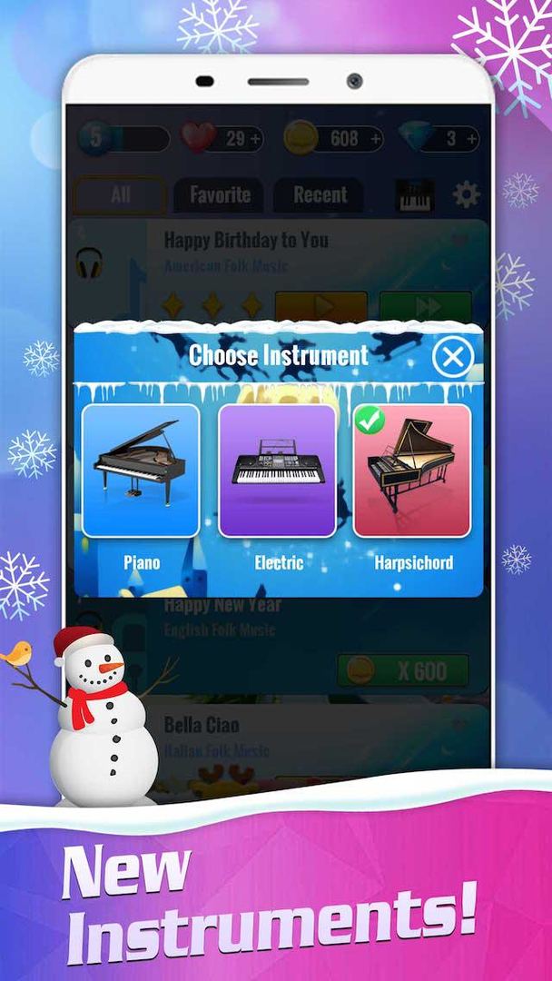매직 피아노 : 크리스마스 타일 Piano 2 게임 스크린 샷
