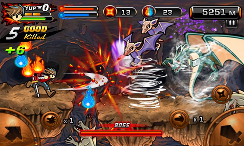악마 Ninja2 (동굴) 게임 스크린 샷