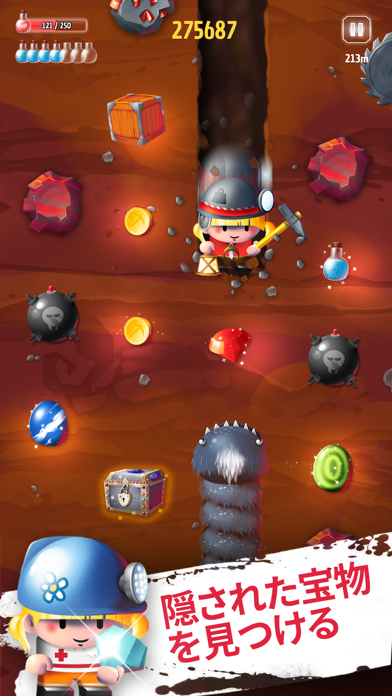 Tiny Miners ゲームのスクリーンショット