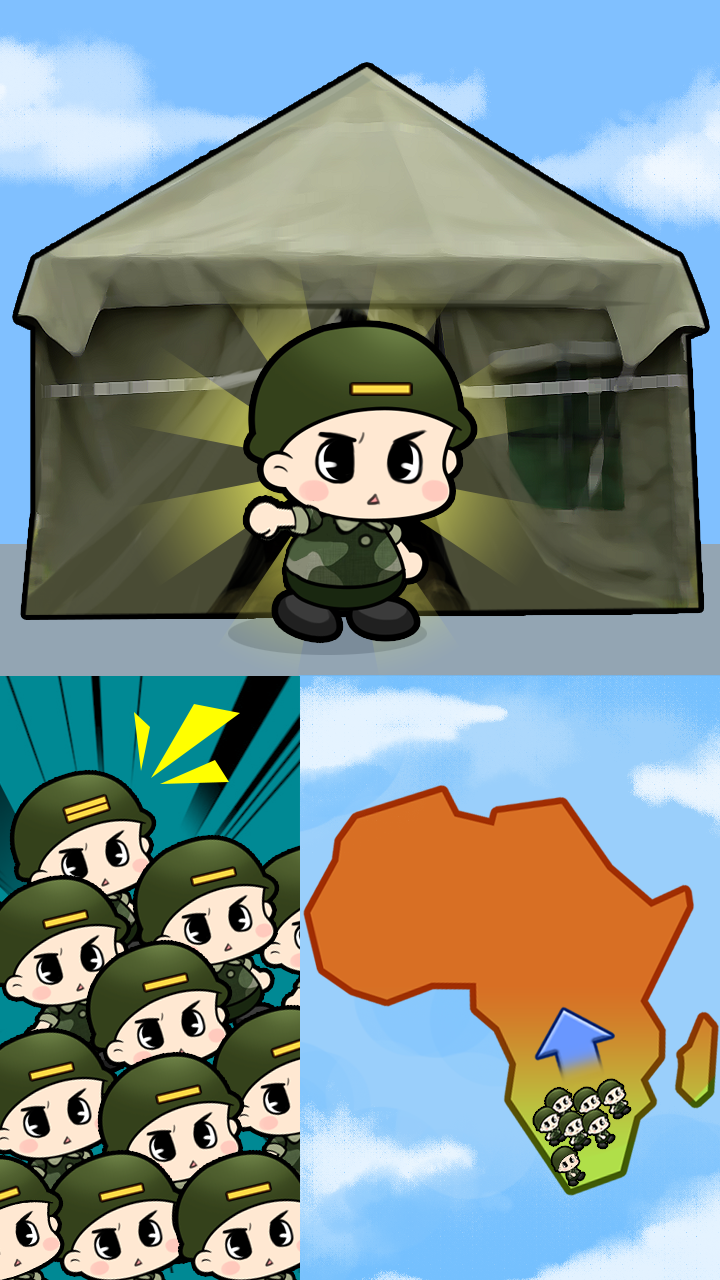 Tap Tap Soldier - Space War Game Screenshot