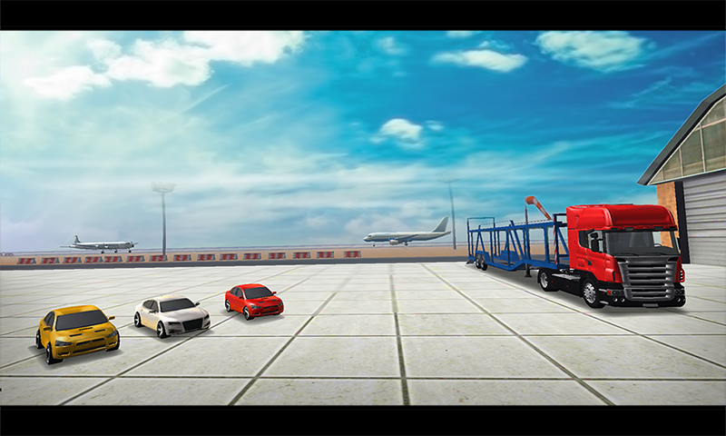 Cargo Plane Car transporter 3D Game Screenshot