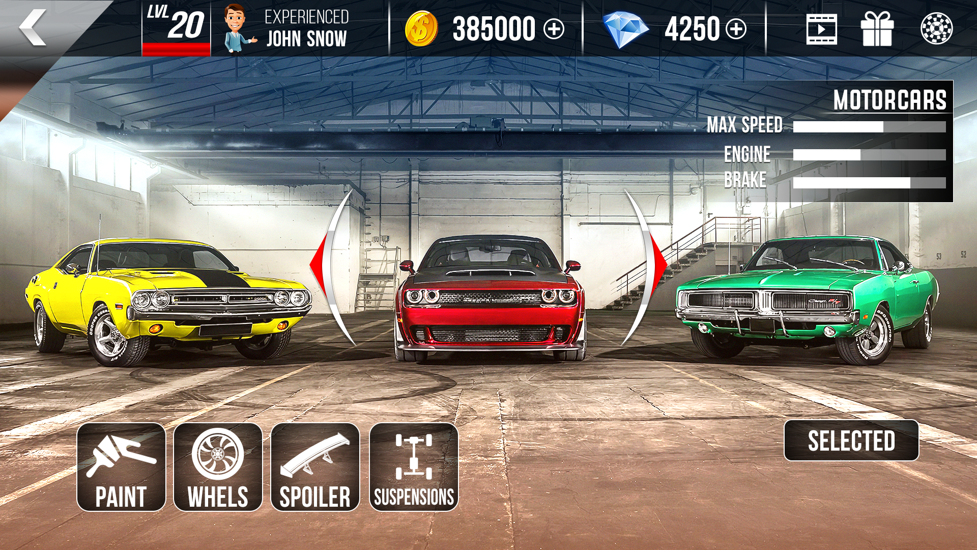 Screenshot of Super Sports Car Parking Games