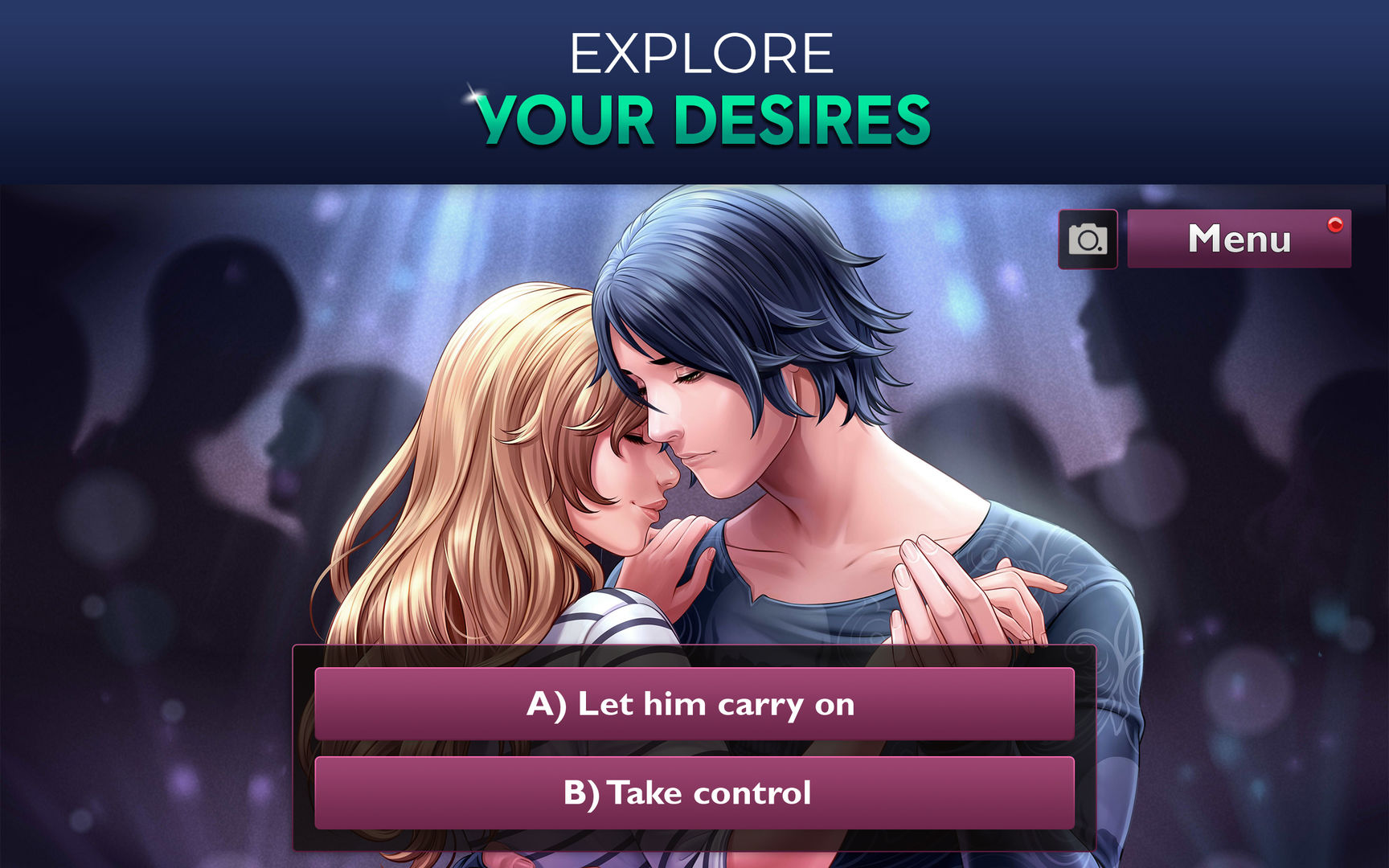 Screenshot of Is It Love? Peter - vampire