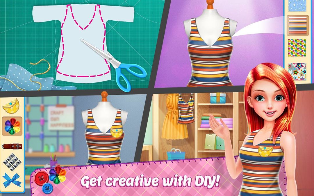 DIY 时尚明星 — 设计改造服装游戏遊戲截圖
