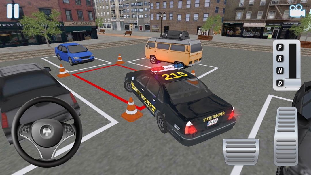 Screenshot of Police Car Parking PRO: Car Parking Games 2020