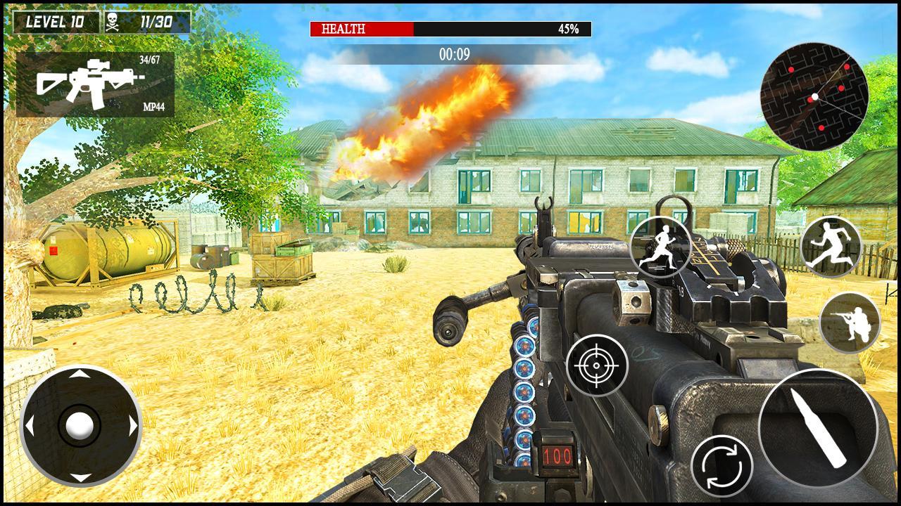Screenshot of Call of Gun Fire Duty: Offline War Shooting Games
