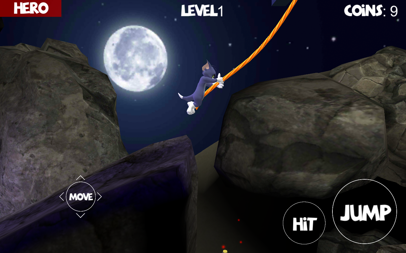 Tom 3D World Adventure Games ; Modern Platformer Game Screenshot