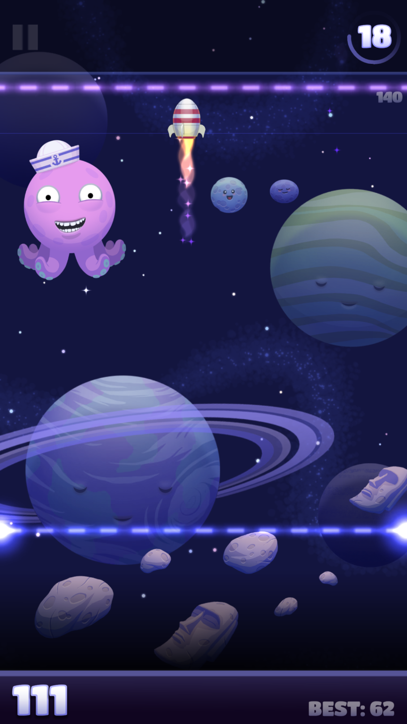Shoot The Moon Game Screenshot