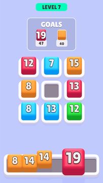 Colored Number Match Game Screenshot