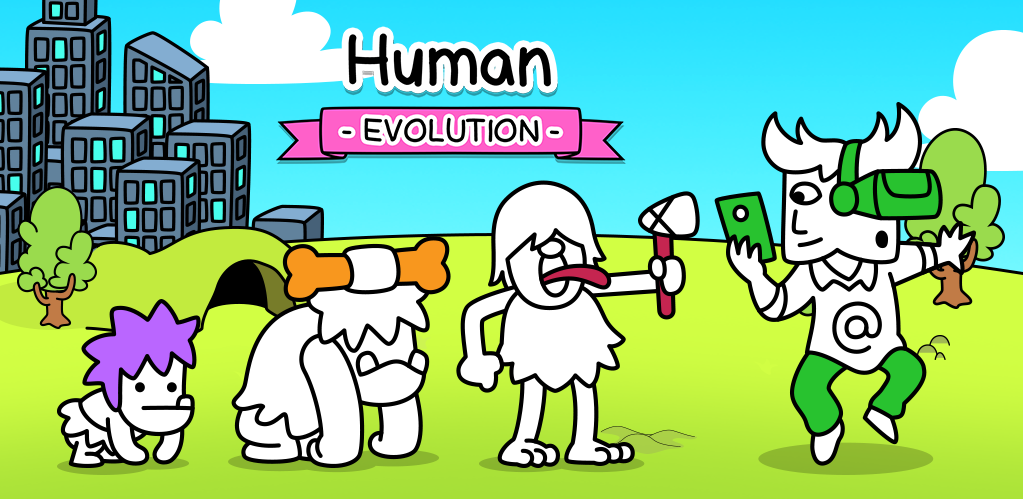 Banner of Evolusi Manusia: Gabungkan Game 1.0.39