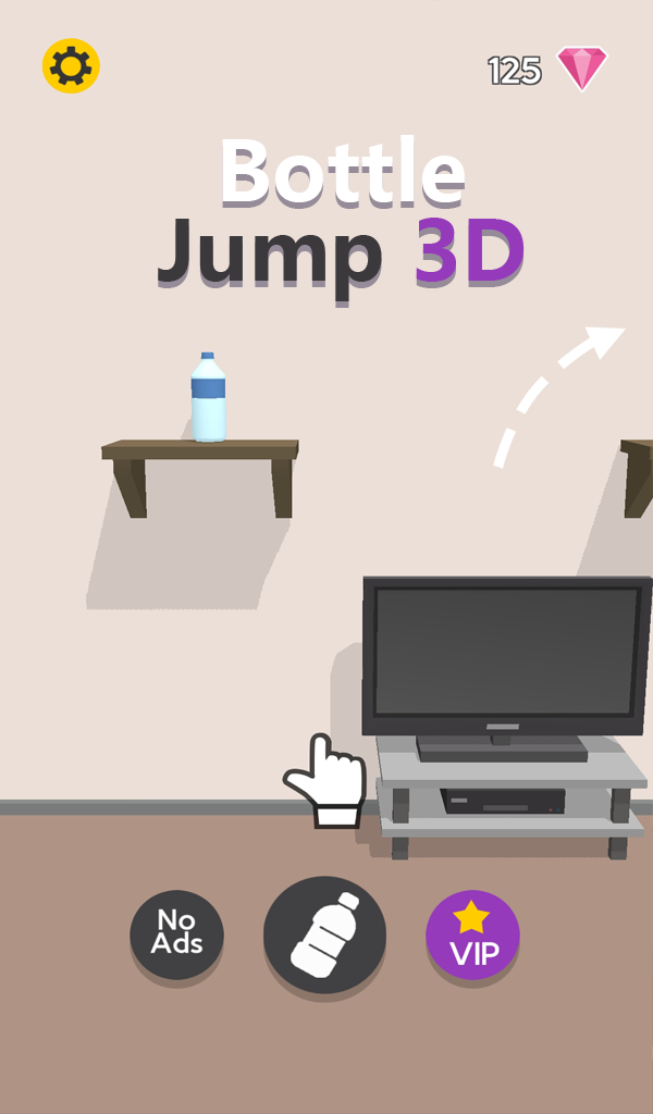 Screenshot 1 of Bottiglia salto 3D 1.0.8