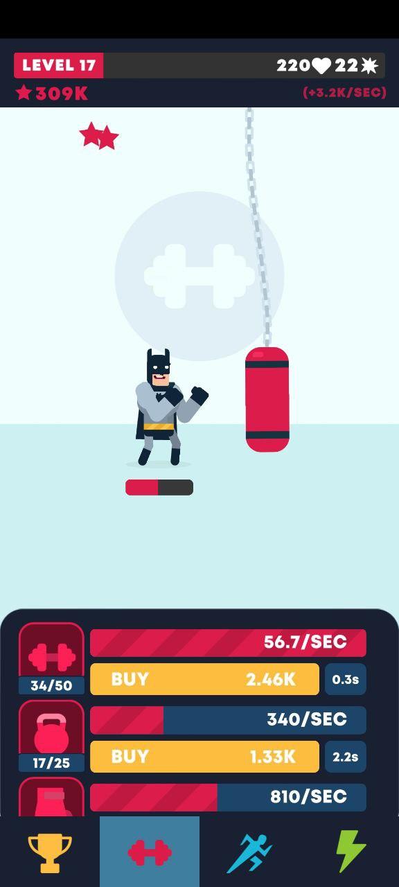 Idle Fighter Game Screenshot