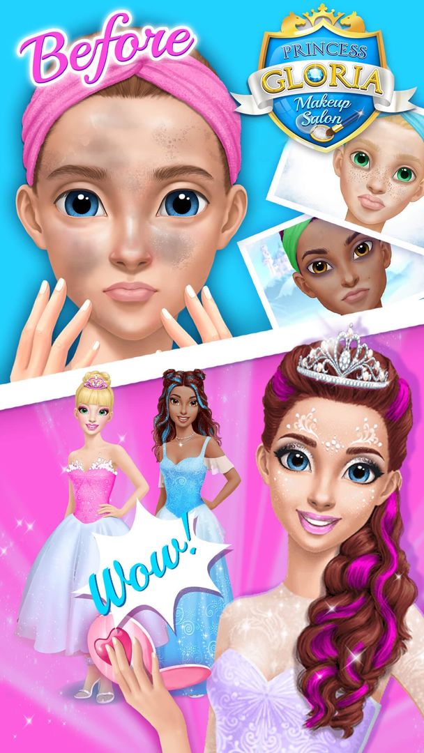 Screenshot of Princess Gloria Makeup Salon