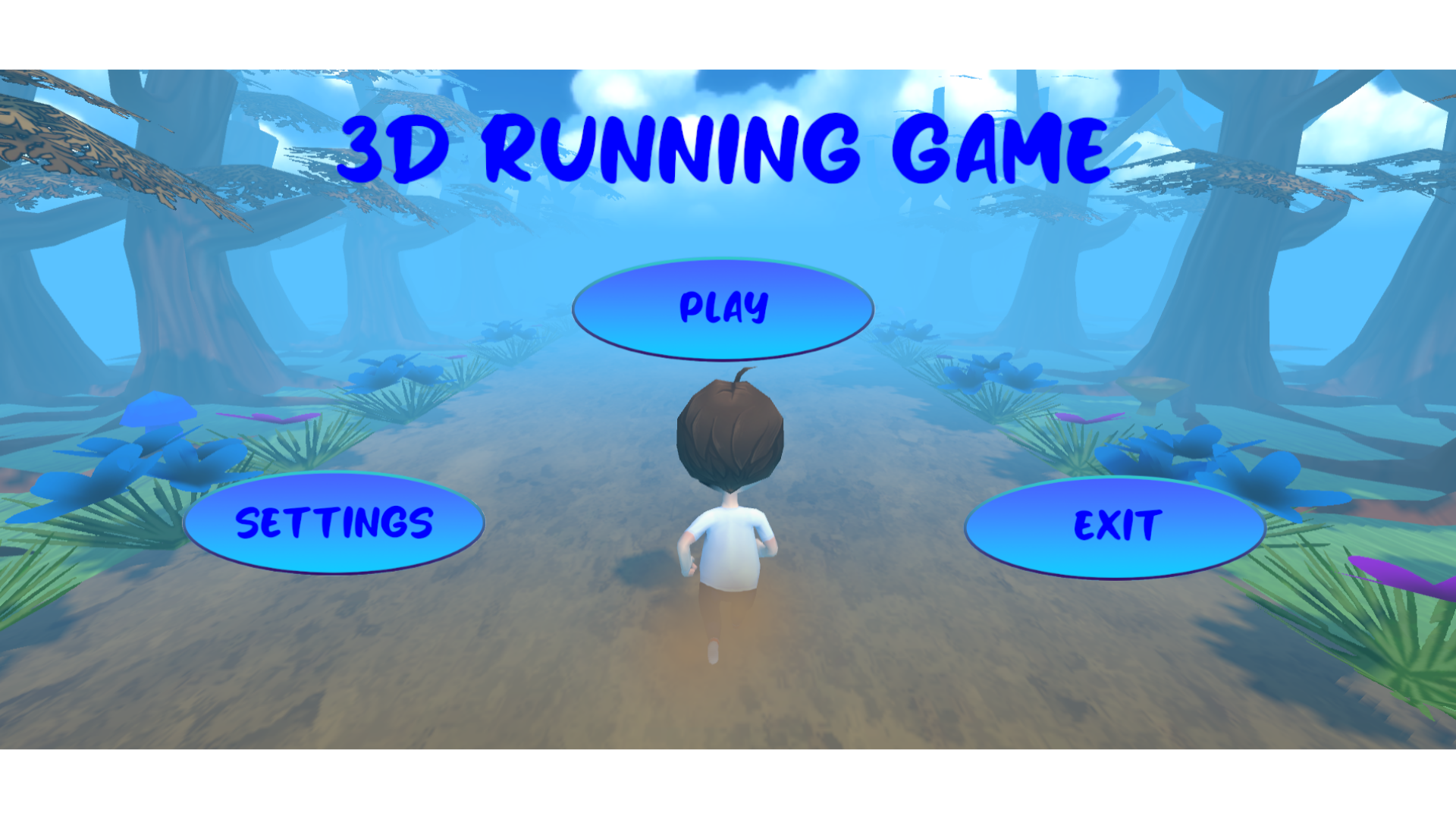 Скриншот игры 3D Running Game