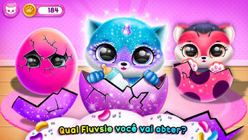 Captura de Tela do Jogo Fluvsies: Uma fofura para amar