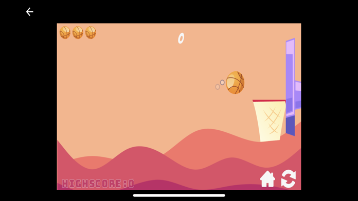 Screenshot of Basketball Challenge