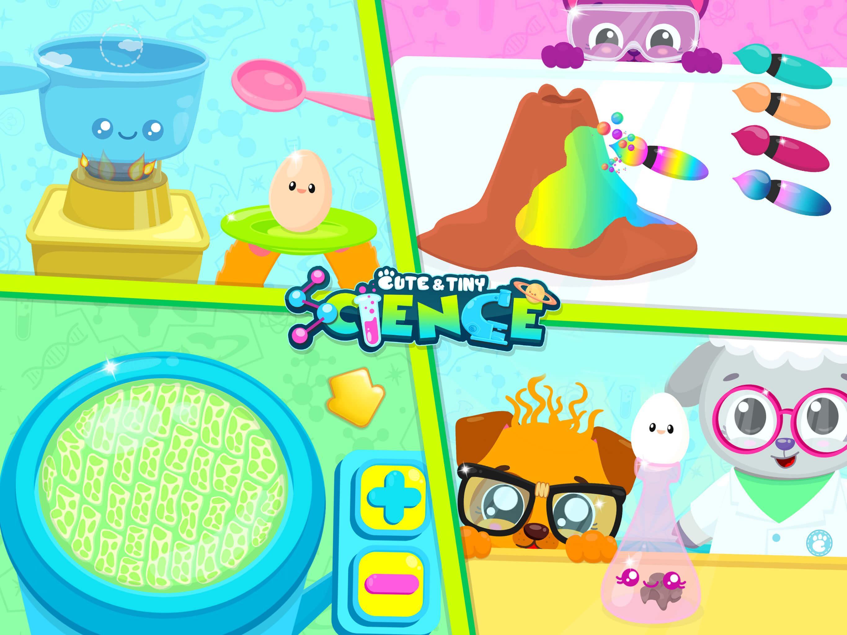 Cute & Tiny Science - Lab Adventures of Baby Pets Game Screenshot