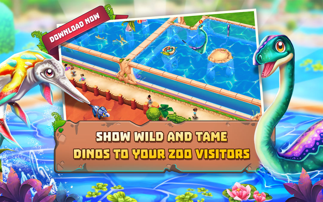 Dinosaur Park – Primeval Zoo 게임 스크린 샷