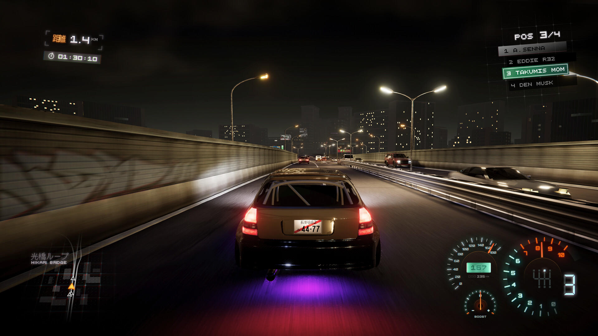 Screenshot 1 of Kanjozoku - Coureurs Wangan 