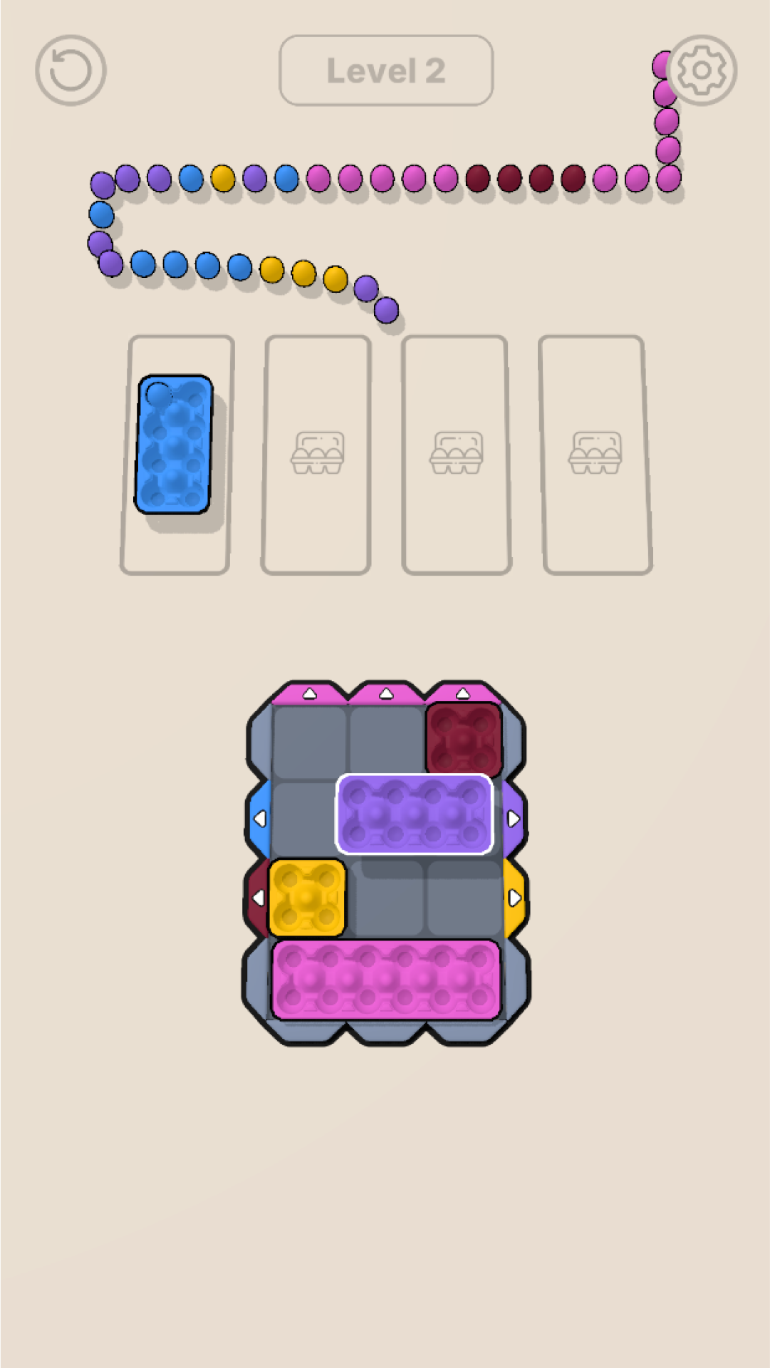 Egg Box Jam Game Screenshot