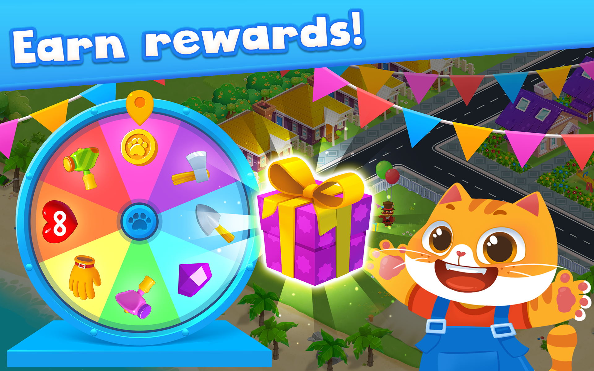 Tabby Town 遊戲截圖