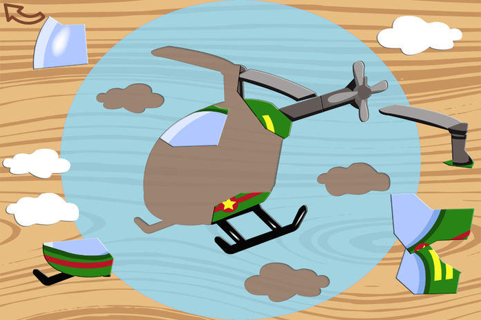 Скриншот игры Wood Puzzles Vehicles