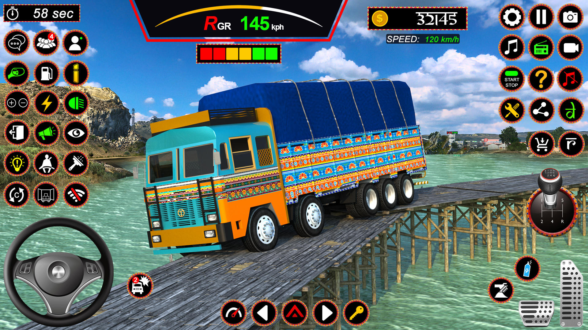 Captura de Tela do Jogo Indian Cargo Truck Games 2024