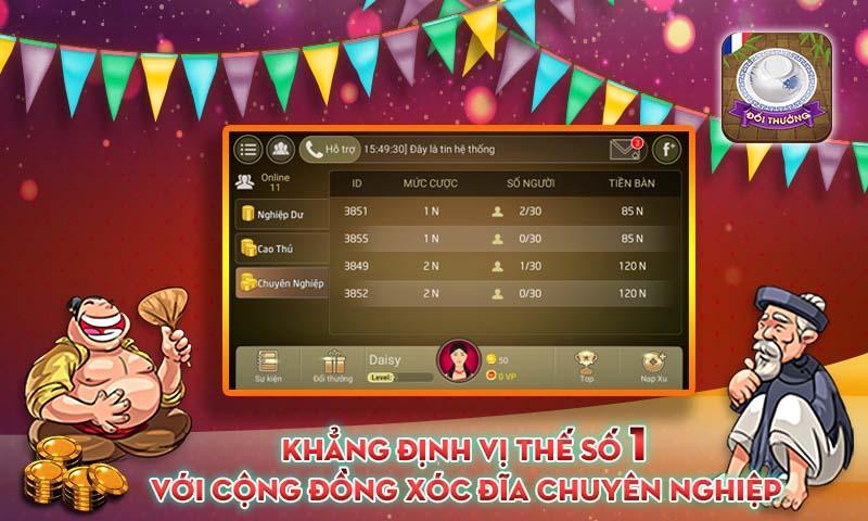Screenshot of Xoc dia X9 - doi thuong online