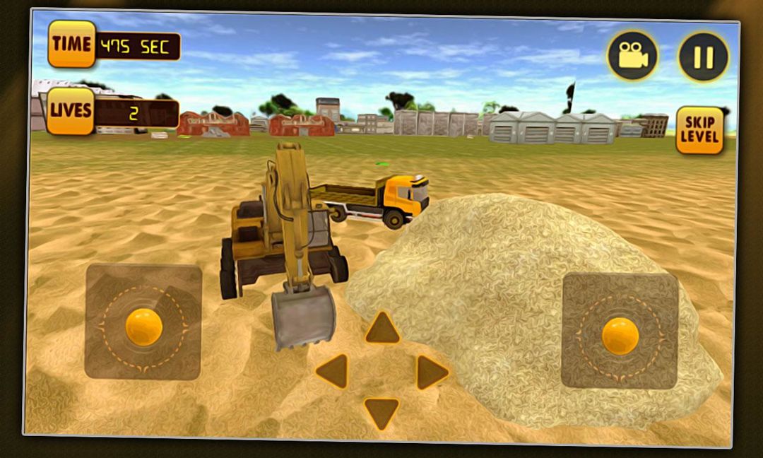 Excavator Simulator River Sand screenshot game