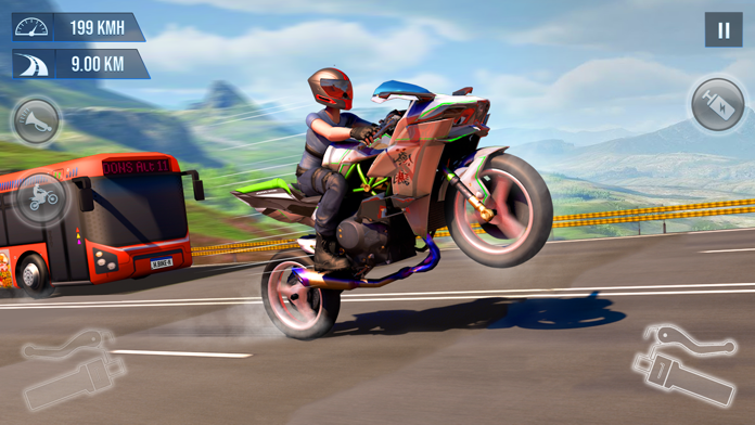 El mejor simulador de motos en Android también es arcade: Traffic