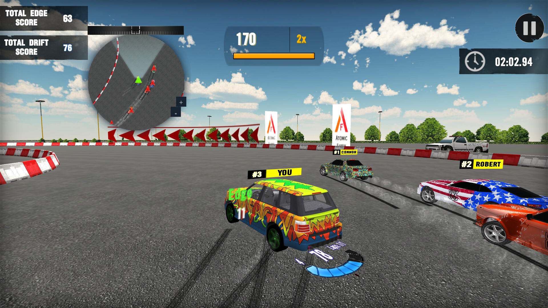 Screenshot of Need for Drifting