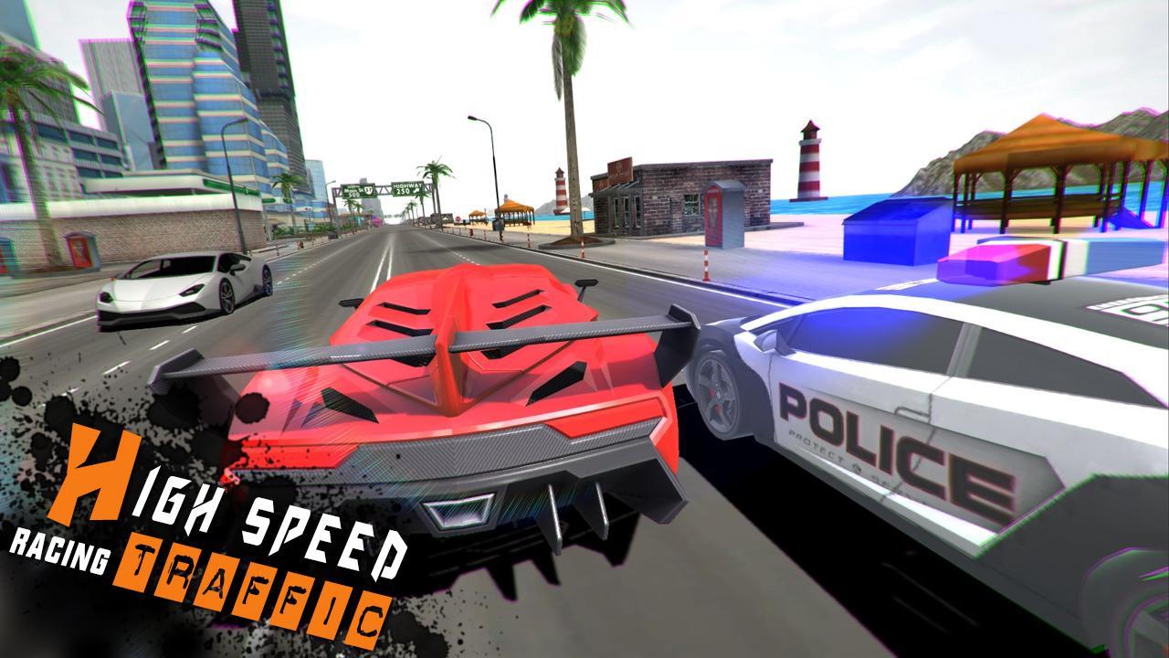 Cuplikan Layar Game Racing Traffic High Speed